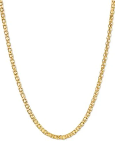 Bismark Link Chain Necklace 1 1 2mm Collection In 14k Gold