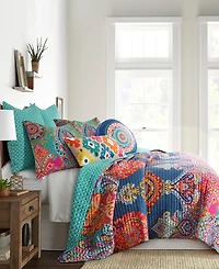 Levtex Fantasia Boho Printed Decorative Pillow, 18" Round