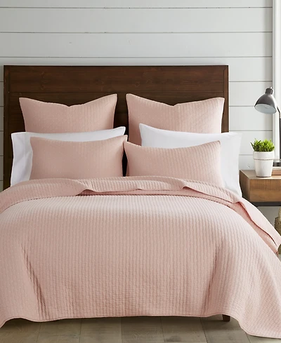 Levtex Cross Stitch Stitching 2-Pc. Quilt Set, Twin/Twin Xl