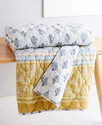 Levtex Tamiya Moroccan Inspired Reversible Quilted Throw, 50" x 60"
