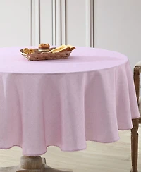 Laura Ashley Easy Care Solid Tablecloth, 70" Round