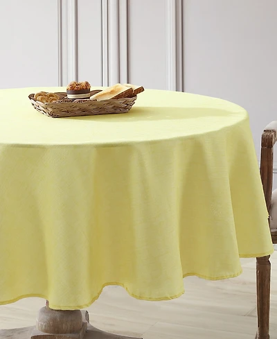 Laura Ashley Easy Care Solid Tablecloth, 70" Round