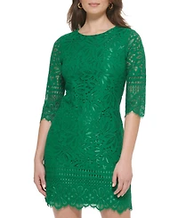 kensie Lace Sheath Dress