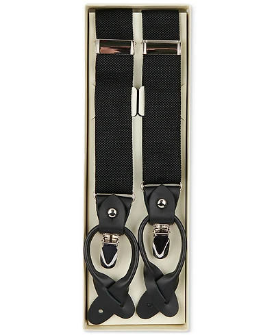 ConStruct Men's Solid Convertible Suspenders