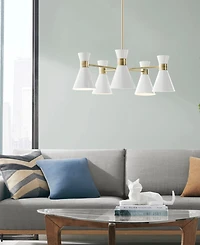 Ink+Ivy Ezra 5-Light Adjustable Chandelier