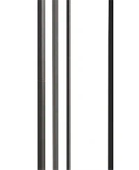 Martha Stewart Charlton Glass Cylinder Shade Metal Floor Lamp