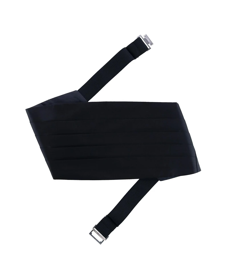 Trafalgar Sutton Solid Color Silk Cummerbund