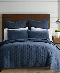 Levtex Cross Stitch Stitching 2-Pc. Quilt Set, Twin/Twin Xl