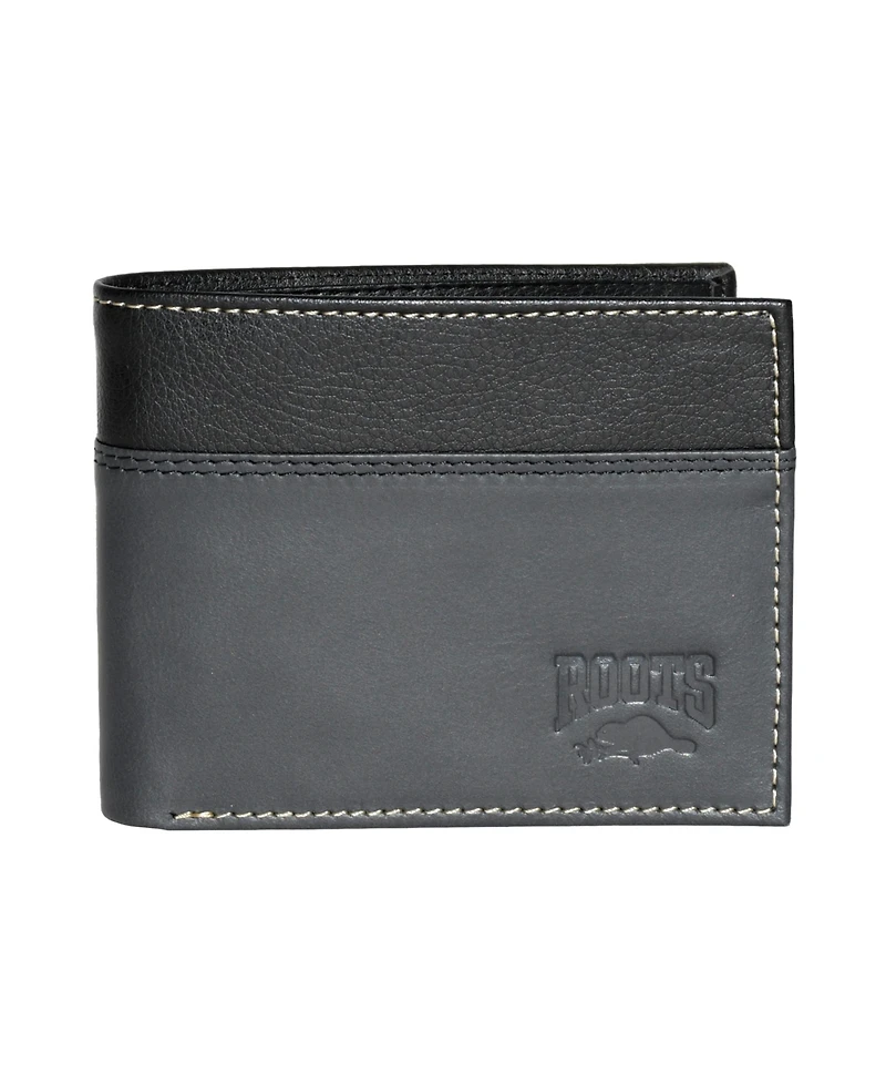 Roots Men's Men Slim Wallet with Flip Up Passcase