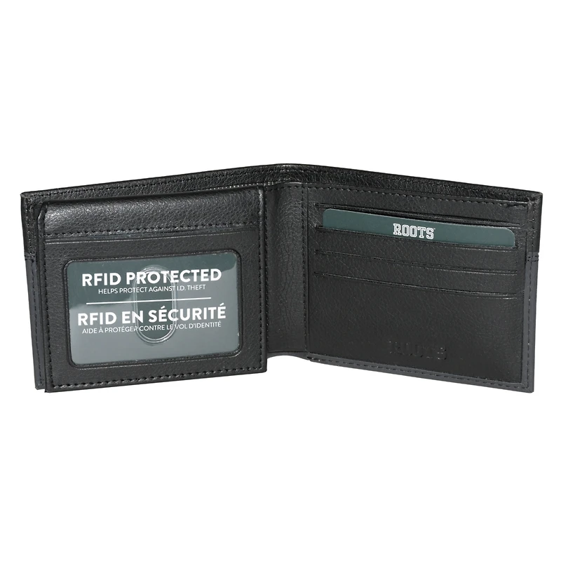 Roots Men's Men Slim Wallet with Flip Up Passcase