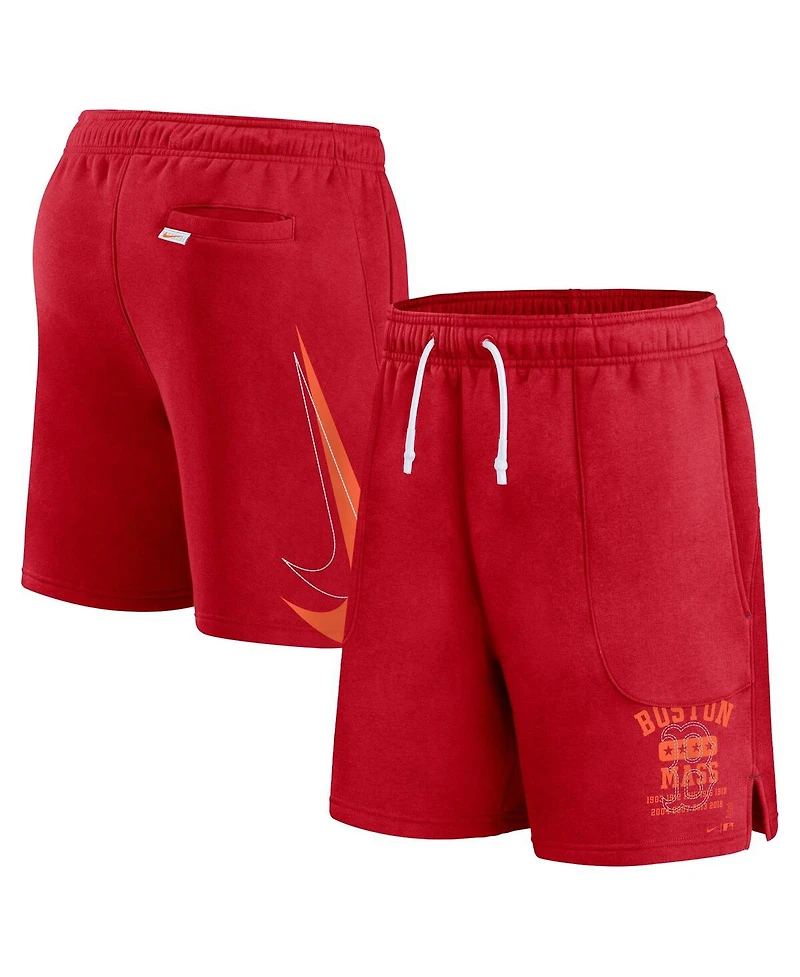 Men's Nike Red Boston Sox Statement Ball Game Shorts
