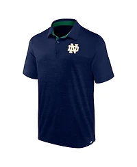 Men's Fanatics Heather Navy Notre Dame Fighting Irish Classic Homefield Polo Shirt