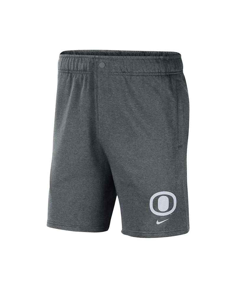 Men's Nike Gray Oregon Ducks Fleece Shorts