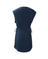 Women's G-iii 4Her by Carl Banks Navy Auburn Tigers Goat Swimsuit Cover-Up Dress