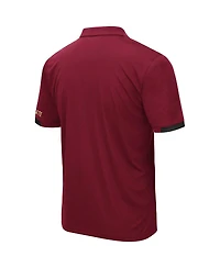 Men's Colosseum Garnet Florida State Seminoles Big and Tall Santry Polo Shirt