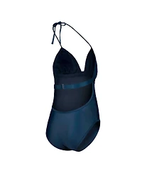 Women's G-iii 4Her by Carl Banks Navy Chicago Bears Full Count One-Piece Swimsuit