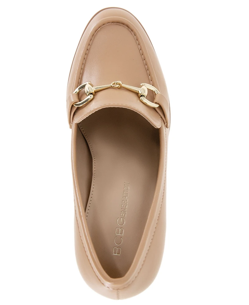 BCBGeneration Women's Yixy Block Heel Loafer