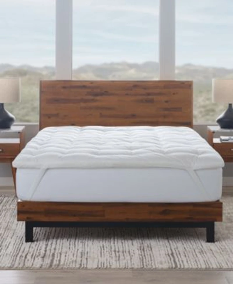 Ella Jayne Luxury White Down Comforter Featherbed Bundle