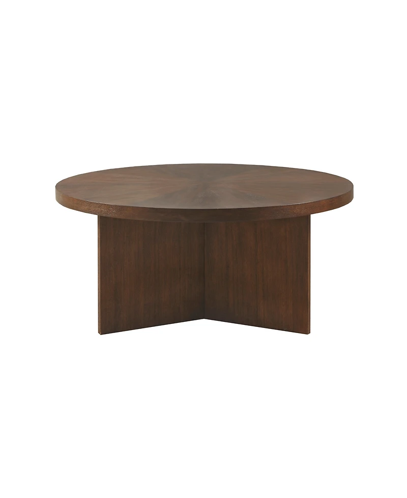 Martha Stewart Collection Sadie 36" Round Wood Coffee Table