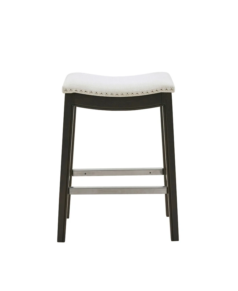 Madison Park Belfast 27" Wood Legs Counter Stool
