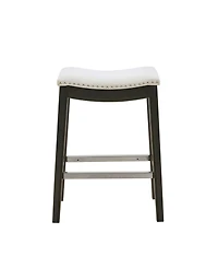 Madison Park Belfast 27" Wood Legs Counter Stool