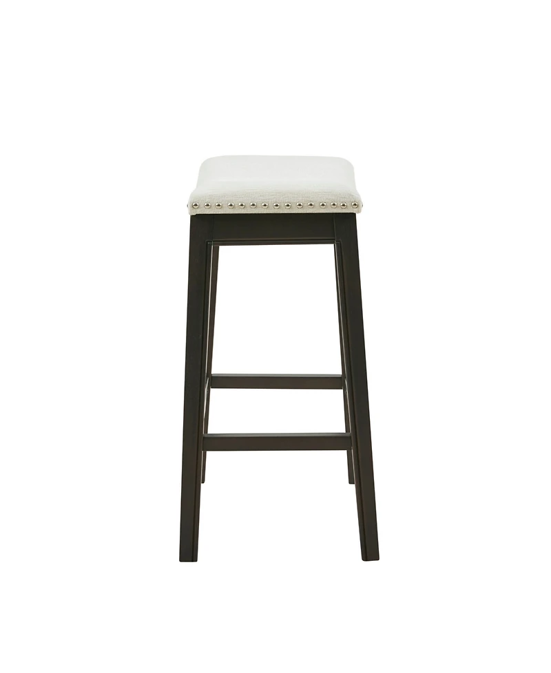 Madison Park Belfast 27" Wood Legs Counter Stool