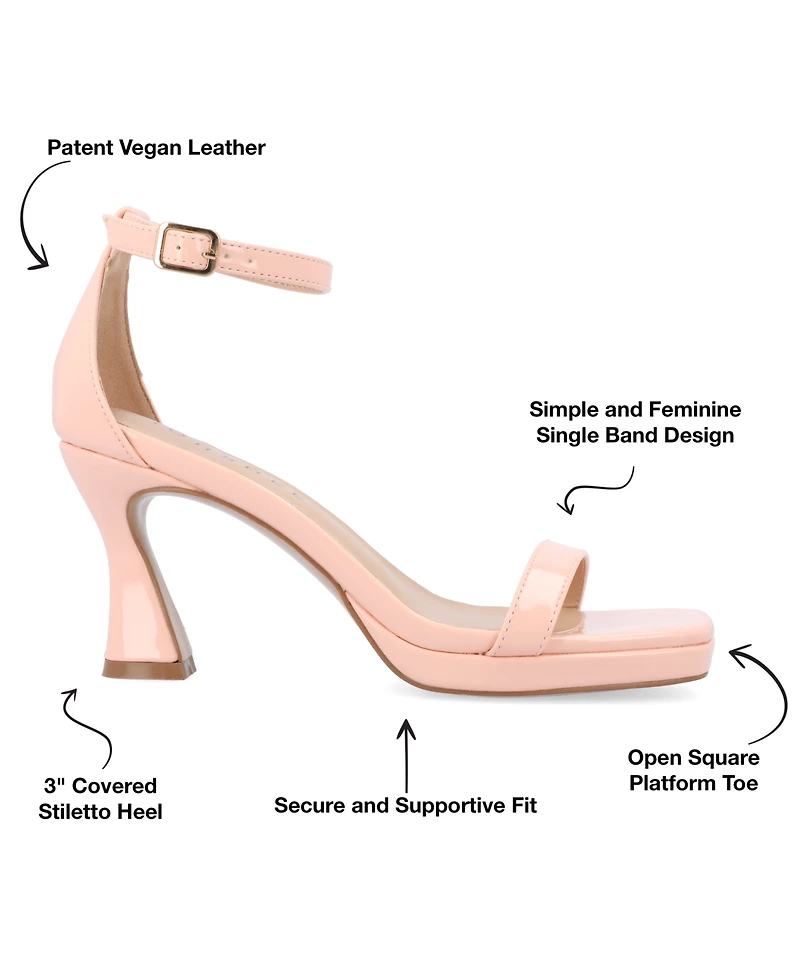 Journee Collection Women's Jeanne Platform Heel