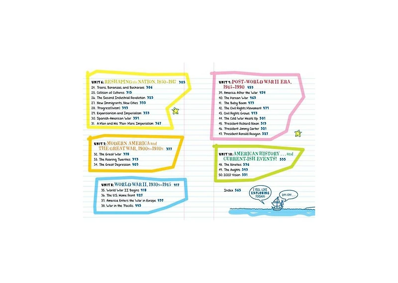 Everything You Need to Ace U.s. History in One Big Fat Notebook, 2nd Edition- The Complete Middle School Study Guide by Workman Publishing