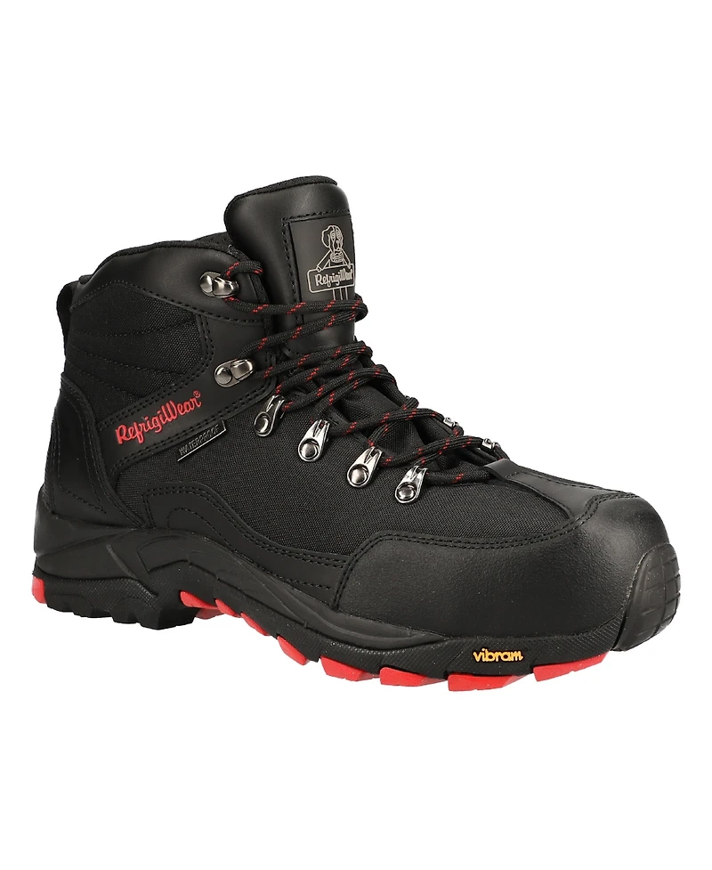 RefrigiWear Men's Men s Black Widow Boot - Waterproof, Anti-Slip, and Insulated for Extreme Cold