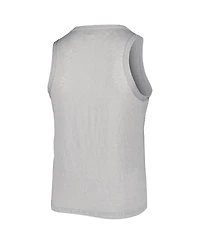 Women's Soft As A Grape Gray Chicago White Sox Plus High Neck Tri-Blend Tank Top