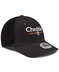 Men's New Era Black Kyle Busch 39THIRTY Cheddar's Neo Flex Fit Hat
