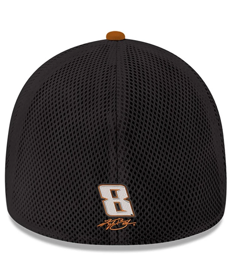 Men's New Era Black Kyle Busch 39THIRTY Cheddar's Neo Flex Fit Hat