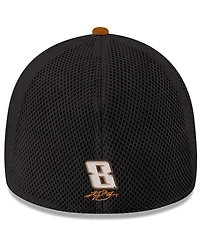 Men's New Era Black Kyle Busch 39THIRTY Cheddar's Neo Flex Fit Hat