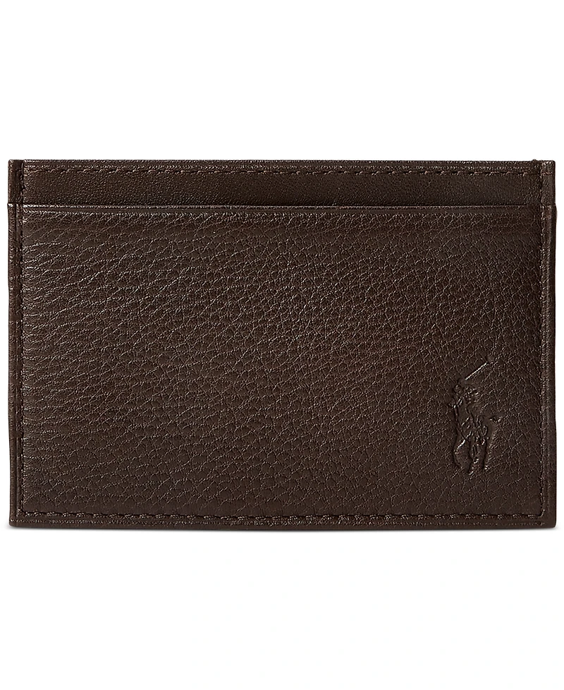 Polo Ralph Lauren Men's Pebbled Leather Card Case