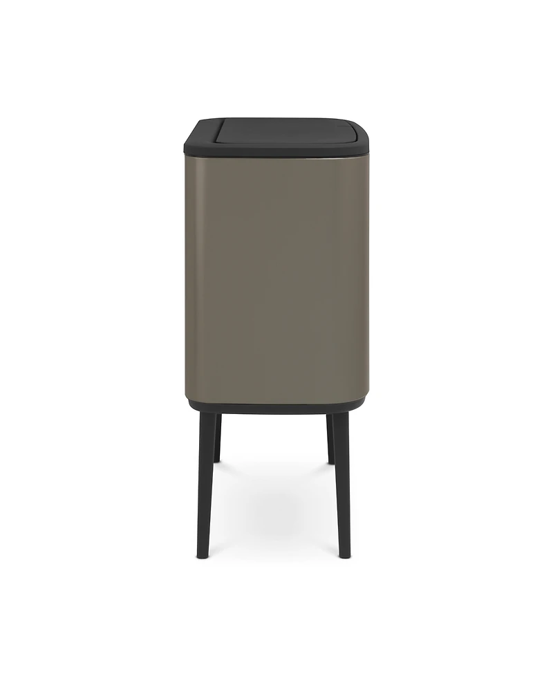 Bo Touch Top Dual Compartment Trash Can, 3 plus 6 Gallon