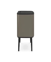 Bo Touch Top Dual Compartment Trash Can, 3 plus 6 Gallon