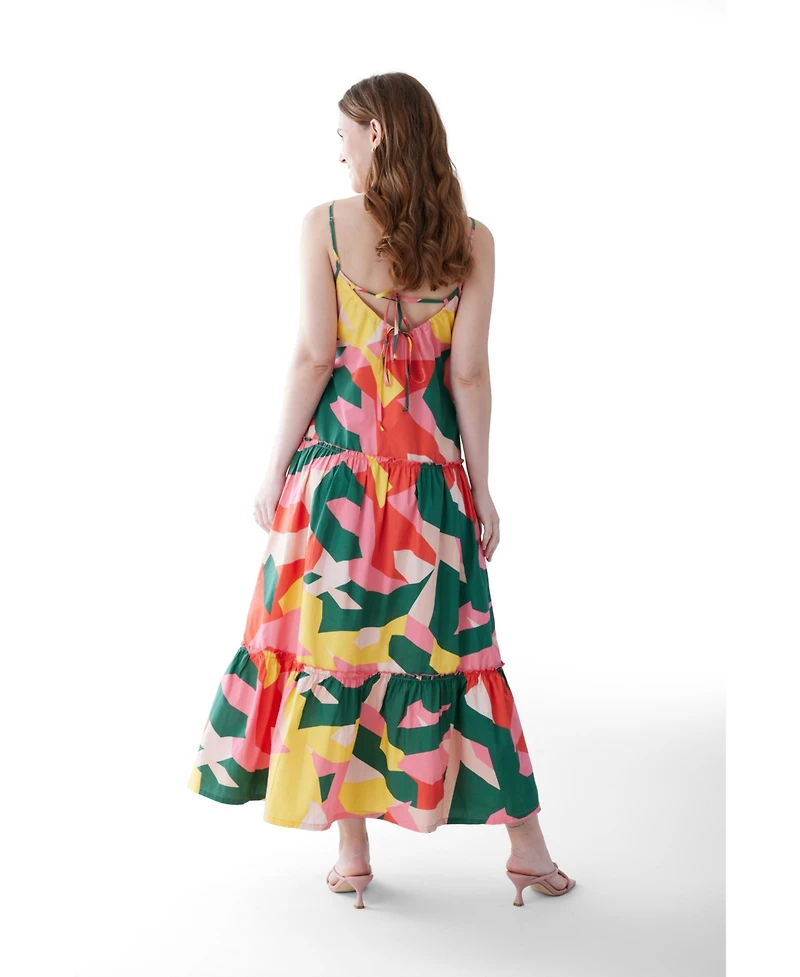 Ingrid + Isabel Maternity Cotton Strappy Maxi Dress