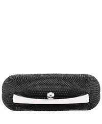Nina Crystal Minaudiere with Metal Handle