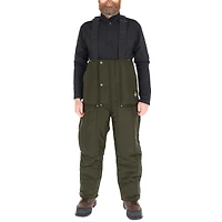 RefrigiWear Men's Iron-Tuff Low Bib Overalls - Insulated Work Bibs, Water-Repellent, Windproof, -50°F Comfort Rating, Durable Cold-Weather Gear