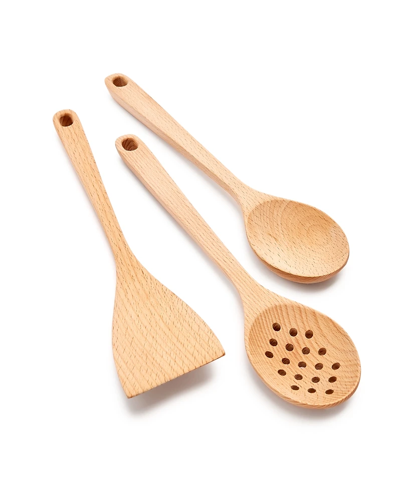 The Cellar 3-Piece Beechwood Utensils Set
