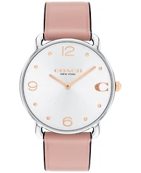 Coach Women's Elliot Blush Leather Strap Watch, 36mm