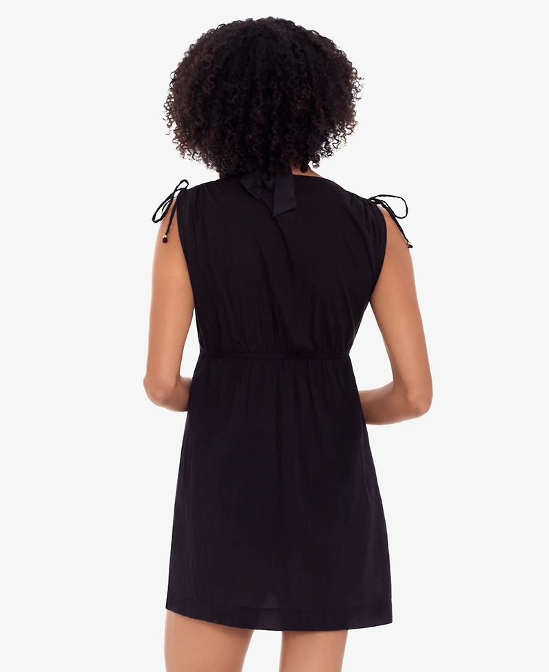 Lauren by Ralph Crushed Farrah Swim Cover-Up Dress