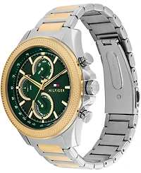 Tommy Hilfiger Men's Multifunction Two-Tone Stainless Steel Watch 46mm
