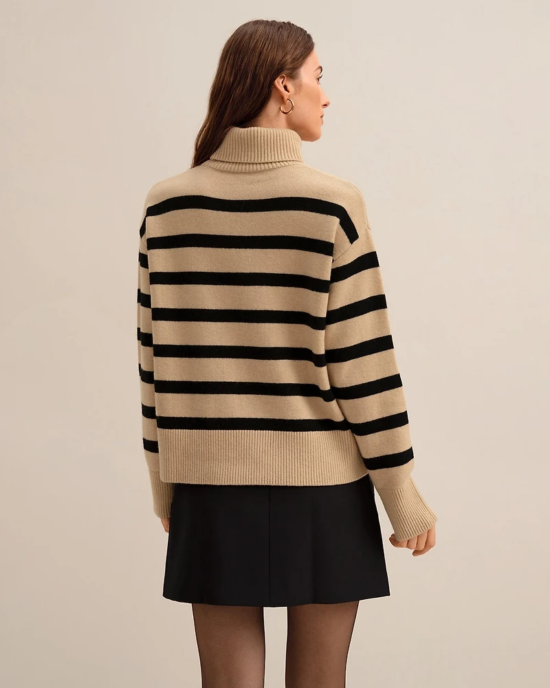Lilysilk Women's The Gilly Stripe Sweater