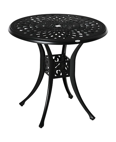 Outsunny 30" Outdoor Patio Distro Dining Table Only W/ Umbrella Hole