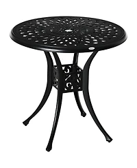 Outsunny 30" Outdoor Patio Distro Dining Table Only W/ Umbrella Hole