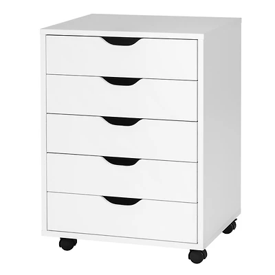 5 Drawer Chest Storage Dresser Floor Cabinet Organizer