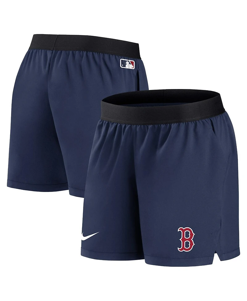 Women's Nike Navy Boston Red Sox Authentic Collection Team Performance Shorts