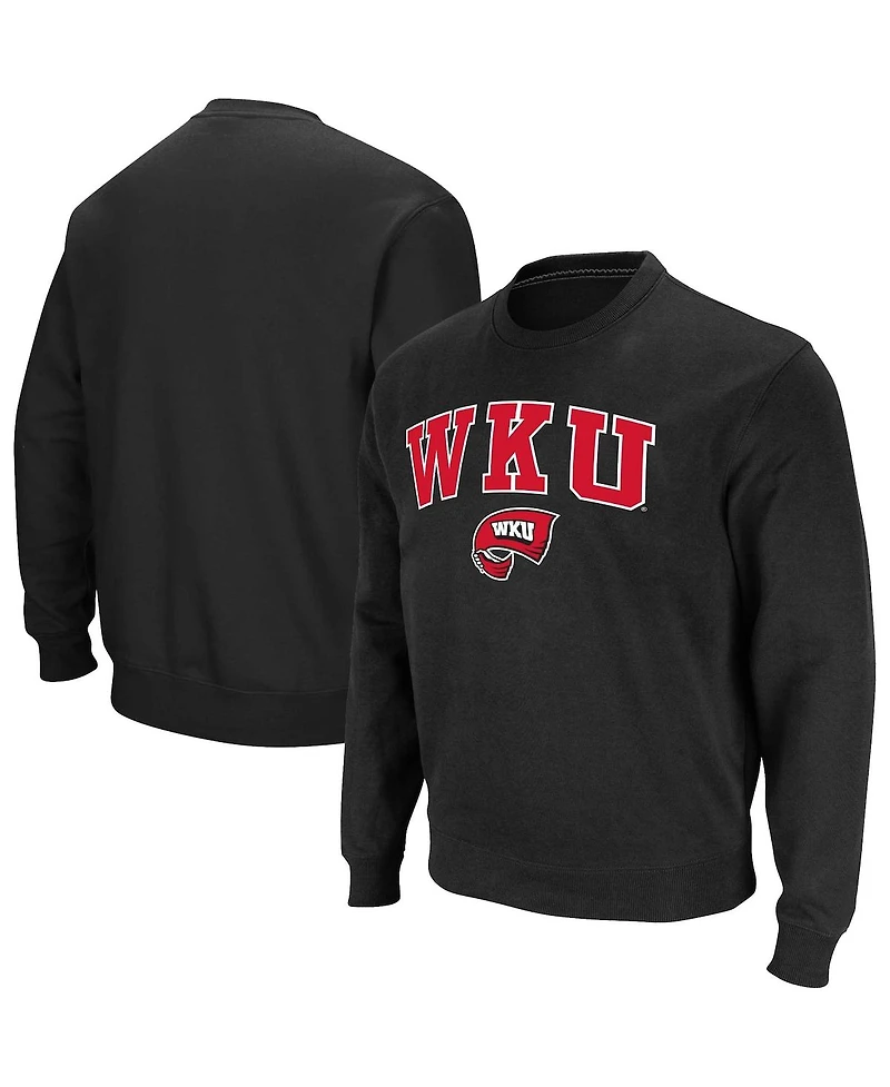 Men's Colosseum Western Kentucky Hilltoppers Arch Over Logo Pullover Sweatshirt