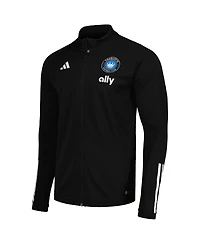 Men's adidas Black Charlotte Fc 2023 On-Field Aeroready Full-Zip Training Top
